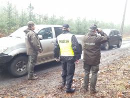 Leśnicy i policjanci połączyli siły przeciw złodziejom choinek