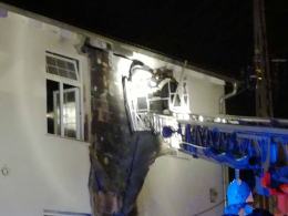 Pożar restauracji w Wawelnie