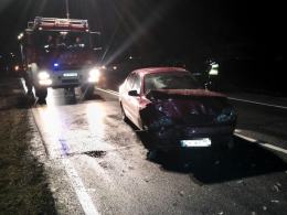 Wypadek podczas zawracania pod Krapkowicami