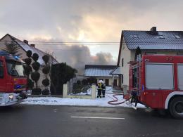 Pożar budynku gospodarczego, w akcji blisko 30 strażaków