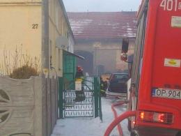 Cała rodzina w szpitalu po pożarze w Różynie