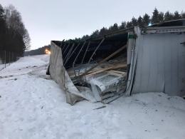 Ciężarówka przewróciła się na autostradzie A4