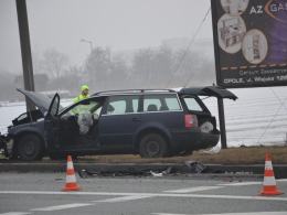 Wyjeżdżał z parkingu, doprowadził do kolizji