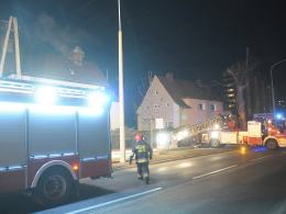 Pożar sadzy w kominie przy ulicy Prószkowskiej