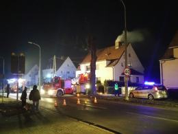 Pożar sadzy w kominie przy ulicy Prószkowskiej