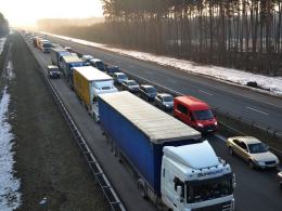 Zderzenie dwóch busów na autostradzie A4. Ranne 3 osoby.