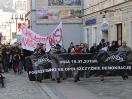Przeciwnicy Dużego Opola wrócili do manifestacji