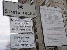 Parkowanie na parkingu spółdzielni może skończyć się mandatem