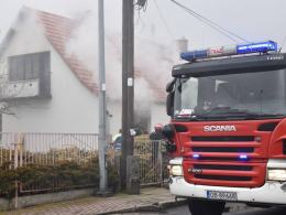 Tragiczny pożar domu jednorodzinnego w Brzegu
