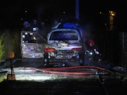 Fiat seicento spłonął na Zaodrzu