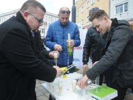 Opolanie wznieśli toast za przewodniczącego Donalda Tuska
