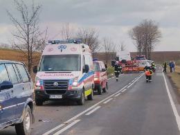 Groźny wypadek pod Głogówkiem