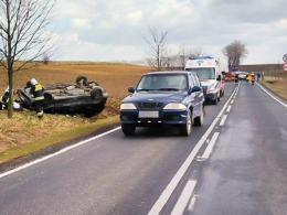 Groźny wypadek pod Głogówkiem