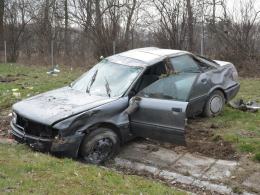Zderzenie i dachowanie na A4, w akcji śmigłowiec LPR