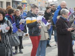 Opolanie wspólnie odśpiewali hymn Unii Europejskiej