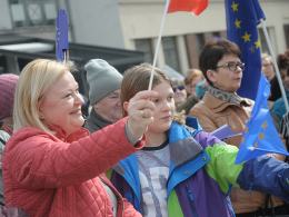 Opolanie wspólnie odśpiewali hymn Unii Europejskiej