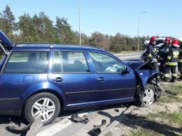 Dwie osoby ranne w wypadku na obwodnicy Opola