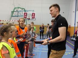 Odra Opole dołączyła do kampanii Odblaskowi.pl, skorzystali opolscy uczniowie