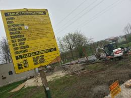 Prace przy budowie świetlicy we Wróblinie idą pełną parą