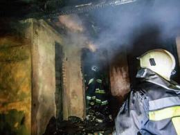 Spłonęła altanka na terenie ogródków działkowych