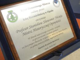 Stanisław S. Nicieja z tytułem "Honorowego Mistrza Historycznej Opowieści"