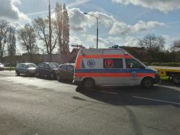 Zderzenie czterech aut na ul. Ozimskiej
