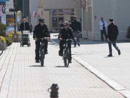 Policjanci wsiedli na rowery