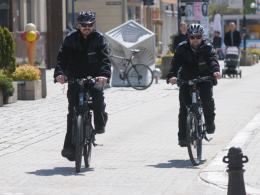 Policjanci wsiedli na rowery