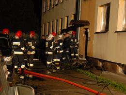 Nocny pożar przy ul. Podhalańskiej. Ewakuowano blisko 30 osób.