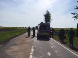 Opel wjechał w traktor, dwie osoby ranne