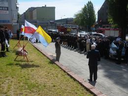 Tablicą upamiętnili pracę strażaków i dawne jednostki