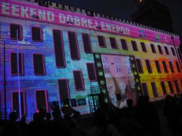 Mieszkańcy stworzyli interaktywny mapping na Rynku