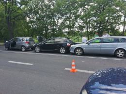 Karambol 5 samochodów na ul. Wrocławskiej