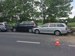 Karambol 5 samochodów na ul. Wrocławskiej