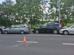 Karambol 5 samochodów na ul. Wrocławskiej