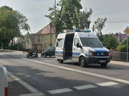 Zderzenie skutera z matizem. Kierowca skutera nietrzeźwy