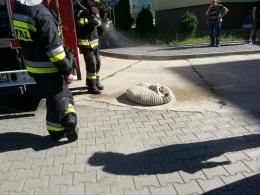 Niedopałek przyczyną pożaru pufy na balkonie?