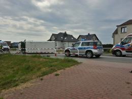 Kolizja busa w Folwarku. Kierowca zasnął za kierownicą