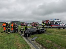 Dwa poranne wypadki na A4. Jeden kierowca nietrzeźwy, drugi dachował