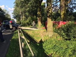Tragiczny wypadek motocyklisty przed Dąbrową.