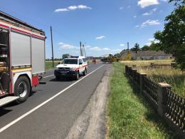 Wypadek na DW 414 we Wrzoskach. Zderzenie TIR-a z osobówką
