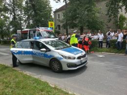 Kilkuletnia dziewczynka potrącona przy szkole