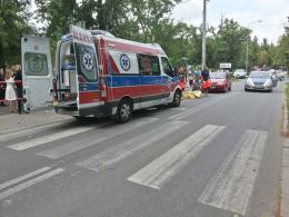 Kilkuletnia dziewczynka potrącona przy szkole