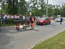 Kilkuletnia dziewczynka potrącona przy szkole
