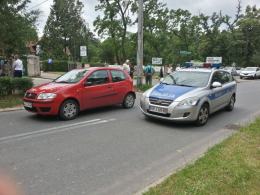 Kilkuletnia dziewczynka potrącona przy szkole