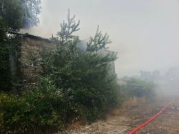 Pożar budynku gospodarczego w Opolu-Sławicach
