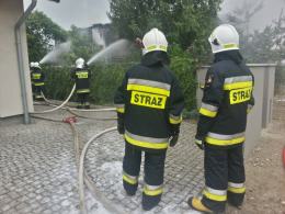 Pożar budynku gospodarczego w Opolu-Sławicach