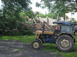 Kolanowice usuwają skutki wczorajszej wichury