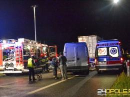Nocny wypadek na A4. Cztery osoby w szpitalu