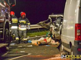 Nocny wypadek na A4. Cztery osoby w szpitalu